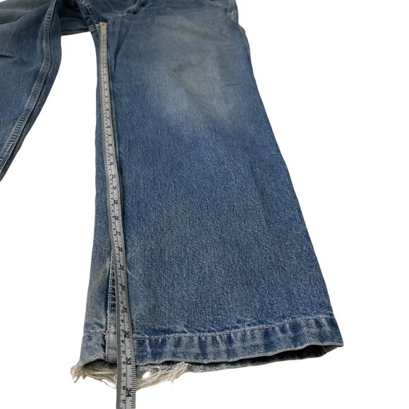 Vintage Abercrombie & Fitch Mens Carpenter Wide Leg Jeans Medium Wash Size 32L - Picture 15 of 16